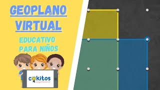 Geoplano Virtual para Aprender Geometría para niños [upl. by Dunc499]