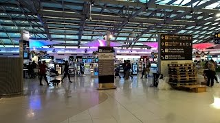 Bangkok International Airport  Transfer and Connecting Flights [upl. by Llenrod]