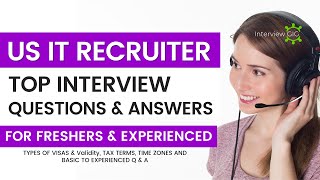 US IT Recruiter Interview Questions and Answers for freshers amp Experienced  IT Recruiting Job [upl. by Aynotahs]