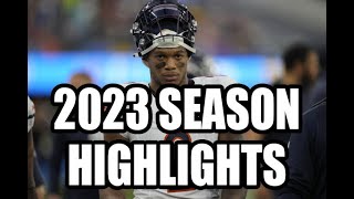 DJ Moore 2023 Season Highlights  Career High  nfl football chicagobears bears moore fields [upl. by Carlota]