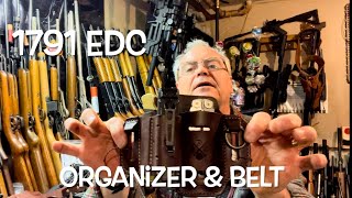 1791 EDC leather products EZ slide amp Action snap tool holsters and heavy duty work belt [upl. by Eirojram]