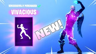 NEW VIVACIOUS Emote is HERE New item shop Fortnite Battle Royale [upl. by Hakeem]