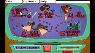 Reader Rabbit Whats The Scoop Vintage Newspaper Game [upl. by Paulsen254]