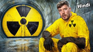 Survive 100 Days In Nuclear Bunker Win 500000 mrbeast hindi l Mr beast in hindi l ‪‪MrBeast [upl. by Loveridge]