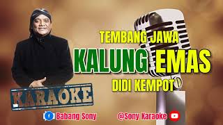 Kalung Emas Didi Kempot Kaaoke  sonykaraokeofficial [upl. by Jasen]