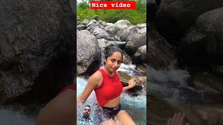 Chuu ke bon na song shortsfeed kesh waterfall nature travel love reels chillnreel [upl. by Niloc976]