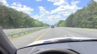 Freeway cruising to Chattanooga 1995 e300 w124 diesel pov test drive [upl. by Ayatnohs]