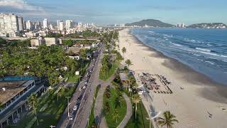 Guarujá SP  Praia da Enseada  Drone [upl. by Mazur]