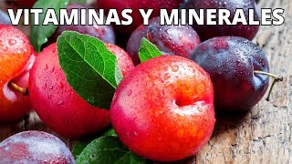 ¿Cuáles son las VITAMINAS y MINERALES de la Ciruela Beneficios de la CIRUELA  Tipos de Ciruela [upl. by Stichter326]