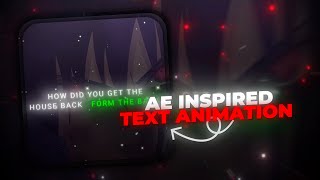 Ultimate AE Text Animation in Alight Motion Free XML Presets [upl. by Eradis]