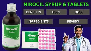 NIROCIL SYRUP amp NIROCIL TABLET BENEFITS  COMPOSITION USES DOSE amp REVIEW [upl. by Ihteerp]