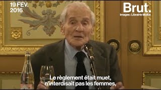 Quand Jean dOrmesson faisait du féminisme en se défendant dêtre féministe [upl. by Godred229]