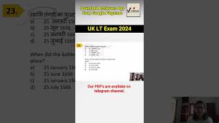 GK Important question  Jyoti Bisht  Uttarakhand Adhyapak  viral uttarakhandlt ltsst ukltgrade [upl. by Inal631]