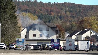 Jahresabschlussübung Löschgruppe Dahlbruch Freiwillige Feuerwehr Hilchenbach am 261024 [upl. by Ellehcem]