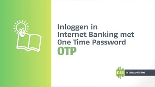 Inloggen in Internet Banking met OTP [upl. by Suedama]