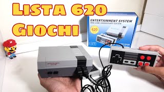 Console 620 GIOCHI LISTA  Game list console NES [upl. by Armington]