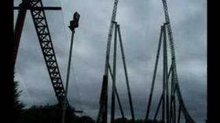 Stealth Rollercoaster at Thorpe Park near london  other rid [upl. by Devlin]