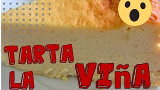 TARTA DE QUESO LA VIÑA Rapidísima y espectacular de buena [upl. by Drisko726]