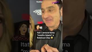 El nuevo quotmaldito lisiadoquot 💀🤣 shorts robinsondiaz itatícantoral elseñordeloscielos9 telemundo [upl. by Ahcila]