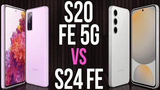 S20 FE 5G vs S24 FE Comparativo amp Preços [upl. by Sadira564]