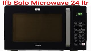 IFB Solo Microwave Oven 24ltr  How to use ifb solo Microwave Unboxing and demo [upl. by Zebulon]