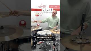 🔥Easy drum fills that work everytime 🥁 drums beginners drumfill tutorial howto easy shorts [upl. by Solram]