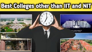 Top Engineering Colleges Other Than IITs amp Nits  placements Wise  Nirf Ranking  2024 [upl. by Atisusej]