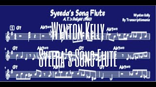 Wynton Kelly  Syeedas Song Flute Transcription [upl. by Yusem]