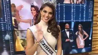 Miss Universe Iris Mittenaere Interview LIVE  GMA Backstage [upl. by Niwdla]