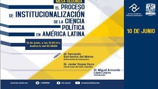 Mesa redonda El proceso de institucionalización de la ciencia política en América Latina [upl. by Lenod]