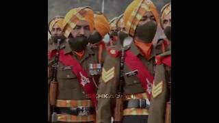 Sikh Regiment Edit 🔥 army sikhi sikhregiment [upl. by Rawley]