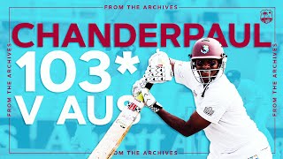 🙌 Legendary Innings  Shivnarine Chanderpaul Hits Unbeaten 103 Against Australia  ICC Hall of Fame [upl. by Reba205]