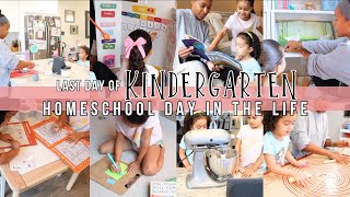 LAST DAY OF KINDERGARTEN  HOMESCHOOL  DAY IN THE LIFE VLOG [upl. by Adliw]