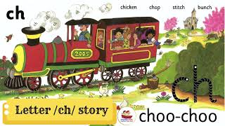 Jolly Phonics Story  Letter CH from Group 6 [upl. by Amalle]