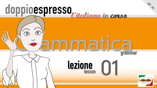 Verbo essere  Pronomi personali soggetto  learn Italian  entry level  lesson 1  Grammar [upl. by Stanislaus]