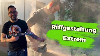 Riffgestaltung extrem Riffaufbau Meerwasseraquarium 1300l Teil 1 2 [upl. by Nairbo433]