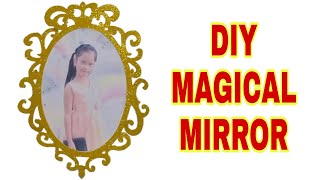 DIY ROYAL MIRROR FRAME  SNOW WHITE MIRROR  SNOW WHITE BIRTHDAY IDEAS [upl. by Zweig]