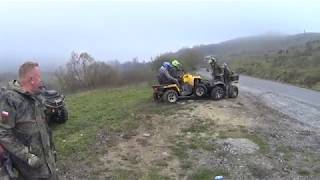 Yamaha Grizzly 700 vs Can Am outlander 650 [upl. by Ahsauqram400]