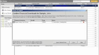 Tax Import Download data into the return [upl. by Donn]