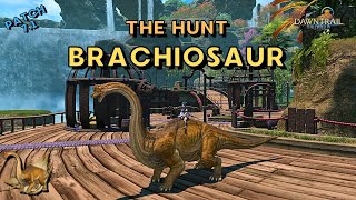 Brachiosaur  Mount Showcase  FFXIV 71 The Hunt Rewards [upl. by Mcconnell]