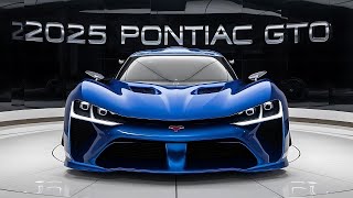 Pontiac GTO Reborn Finally NEW 2025 Pontiac GTO Facelift Introduced  FIRST LOOK [upl. by Idnyl]