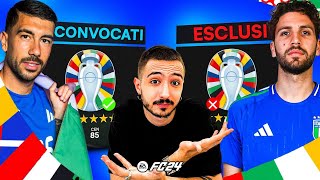 TEAM CONVOCATI vs TEAM NON CONVOCATI ad EURO 2024 su FC 24 [upl. by Elleynod676]