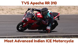 TVS Apache RR 310  Most Advanced Indian ICE Motorcycle [upl. by Aisereht]