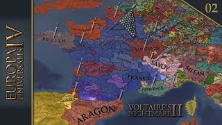 FR EUROPA UNIVERSALIS 4  Voltaires Nightmare 2  La France des Lys  Ep02 [upl. by Lemra59]