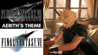 Cloud plays quotAeriths Themequot FF7  Final Fantasy VII Rebirth [upl. by Eelarol]