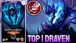 WILD RIFT DRAVEN  TOP 1 DRAVEN GAMEPLAY  EX SOVEREIGN RANKED [upl. by Eerual513]