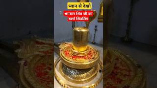 भगवान शिव जी का स्वर्ण शिवलिंगSwarna Shivlingshortvideo bholenath ji kaarna shivling bholenath ji [upl. by Adaran]