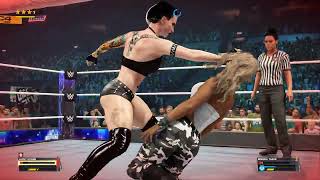 wwe 2k23 extreme wrestlemania match brenda taker wins [upl. by Devinne275]