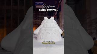 🇯🇵 Sapporo Snow Festival sapporo hokkaido japan japanlife japantrip japantravel hokkaido [upl. by Gerry]