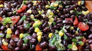 How To Cook Black Beans  Bean Salad Recipe [upl. by Udale275]